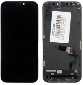 (iPhone 12 Mini) дисплей в сборе с тачскрином для Apple iPhone 12 Mini, черный (Incell)