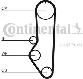 Фото 1/4 CT688, 5224XS Ремень ГРМ Ford Escort 1.1-1.3 81-90