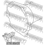 0780-SQ420, Цилиндр сцепления рабочий