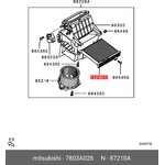 Фильтр салонный MITSUBISHI 7803A028