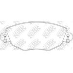 Колодки тормозные FORD MONDEO 0007/JAGUAR X-TYPE 01 передние PN0159