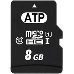 AF8GUD3-WAAXX, 8 GB Industrial MicroSDHC Micro SD Card, Class 10, UHS-1 U1