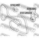 Натяжитель ремня SUZUKI GRAND VITARA/ESCUDO JB416/JB420/JB627 2006-2014 0790-GRV