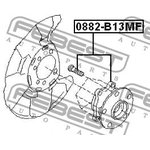 0882B13MF, Ступица в сборе с подшипником SUBARU LEGACY B13 03-09