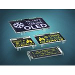 EA OLEDL128-6LGA, OLED Displays & Accessories Graphic OLED Yellow 128x64 w/o glass