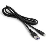 Кабель Mirex, USB 2.0 AM-8pin Lightning 1,2 метра, 3A, чёрный ...