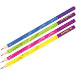 Чернографитный карандаш Double color HB, трехгранный, заточенный, ассорти BP00840