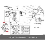 Ролик натяжителя TOYOTA LAND CRUISER ,VDJ200) 1VDFTV Toyota Land Cruiser 200 07- ...