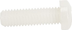 Фото 1/4 Винт с полукруглой головкой и крестовым шлицом DIN 7985, полиамид (пластик), М6x20, 10 шт. 00-00003328