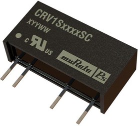 CRV1S1215SC, Isolated DC/DC Converters - Through Hole DC/DC TH 1W 12-15V SIP Single