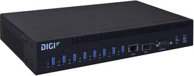 DGAW08-G300, Концентратор сетевой Anywhere USB Plus 8*USB, 1*10/100/1000/10G (SFP+), 1*RS-232, multihost
