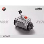 K17026, Цилиндр тормозной колесный 17,46, Правый-, Subaru Justy 95-03 ...