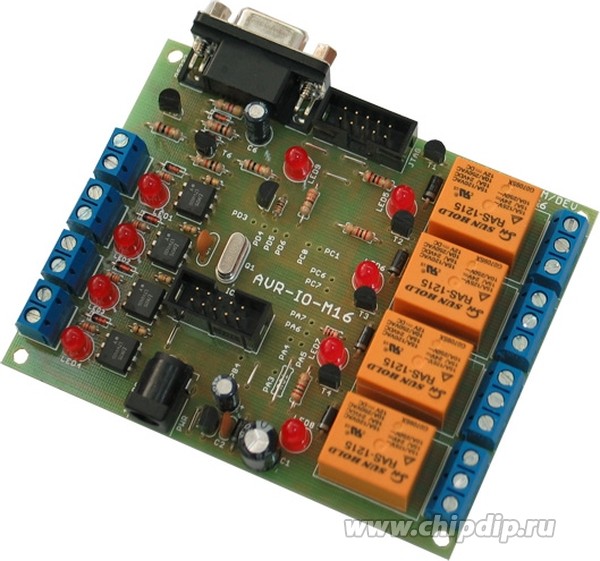 Ready For AVR Board | Макетная плата с установленным мк ATmega16