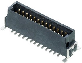 M55-7002642R, Pin Header, Плата - к - плате, 1.27 мм, 2 ряд(-ов), 26 контакт(-ов), Поверхностный Монтаж