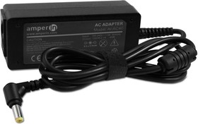 Фото 1/3 Блок питания (сетевой адаптер) Amperin AI-AC40 для ноутбуков Acer 19V 2.15A 40W 5.5x1.7 мм черный, с сетевым кабелем