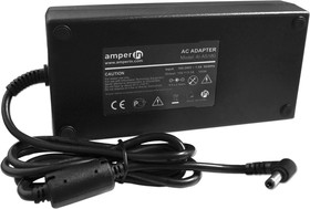 Фото 1/3 Блок питания (сетевой адаптер) Amperin для ноутбуков Asus 19V 9.5A 180W 5.5x2.5 мм черный, с сетевым кабелем