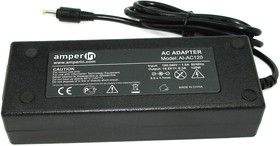 Фото 1/3 Блок питания (сетевой адаптер) Amperin AI-AC120 для ноутбуков Acer 19V 6.3A 120W 5.5x1.7 мм черный, с сетевым кабелем