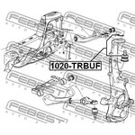 Опора шаровая верхняя CHEVROLET TRAILBLAZER GMT800 2001-2008 1020-TRBUF