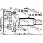 1210-SD11A46, Шрус наружный 30x60x27