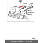 MB606747, Патрон лампы MITSUBISHI GALANT 1996-2003, LANCER 2000-, OUTLANDER 2003-2008