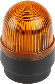 Фото 1/5 202.300.55, BM 202 Series Yellow Flashing Beacon, 24 V dc, Wall Mount, Xenon Bulb, IP65