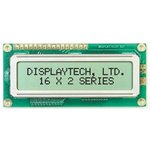162C-BC-BC, 162C-BC-BC Alphanumeric LCD Display, Yellow on Green ...