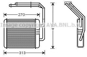 iv6052, Радиатор отопителя Iveco Daily