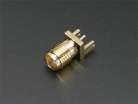 1864, Adafruit Accessories SMA Connector for Slim PCBs
