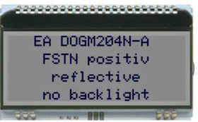 Фото 1/3 EA DOGM204N-A EA DOG LCD Display