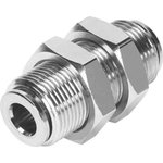 NPQM-H-Q10-E-P10, NPQM Series Bulkhead Tube-to-Tube Adaptor ...