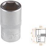 AF00040015, AFFIX Головка торцевая стандартная шестигранная 1/2", 15 мм