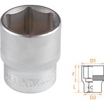 AF00040027, AFFIX Головка торцевая стандартная шестигранная 1/2", 27 мм