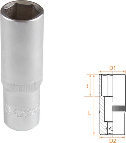 AF00140017, AFFIX Головка торцевая глубокая шестигранная 1/2", 17 мм