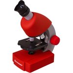 70122, Микроскоп Bresser Junior 40x-640x, красный