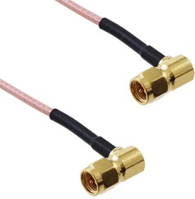 415-0032-MM250, RF Cable Assemblies R Ang SMA Plug to R Ang SMA Plug