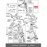 MB860829, Шаpовая опоpа