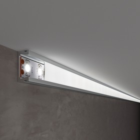 Фото 1/10 LL-2-ALP006 / Накладной алюминиевый профиль для LED ленты (под ленту до 11mm)