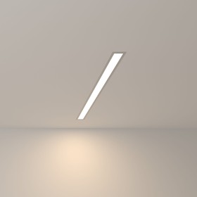 Фото 1/8 101-300-78 / Линейный светодиодный встраиваемый светильник 78см 15W 4200K матовое серебро
