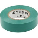 Изоляционная лента Hogert Technik 0,13x19 мм, 20 м, зеленая HT1P284