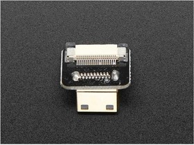 3554, Right Angle (L Bend) Mini HDMI Plug