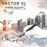 Ручка роллер Parker Vector XL (2159774) Black ...