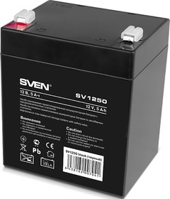 Фото 1/2 SVEN SV1250 Аккумулятор для UPS (12 В, 5 А*ч)