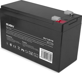 Фото 1/2 SVEN SV1270 Аккумулятор для UPS (12 В, 7 А*ч)