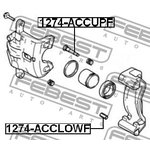 1274-ACCUPF, Втулка направляющая суппорта тормозного переднего