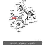 MD140071, Ролик ремня ГРМ MITSUBISHI L200, PAJERO, MONTERO