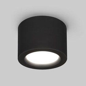 Фото 1/4 DLR026 6W 4200K / Светильник светодиодный стационарный черный матовый