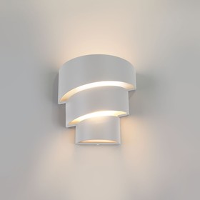 Фото 1/10 1535 TECHNO LED / Светильник садово-парковый со светодиодами HELIX белый