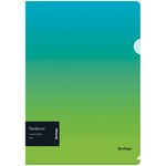 Папка-уголок Radiance А4, 200 мкм, голубой/зеленый градиент LFp_A4003