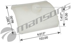 200.562.2, Ремкомплект седельного устройства JOST (JSK 42/42 MK) (пластиковый вкладыш) MANSONS