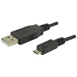 CBL-UA-MUB-1, USB Cables / IEEE 1394 Cables USB Cable, Type A Plug to Micro B ...